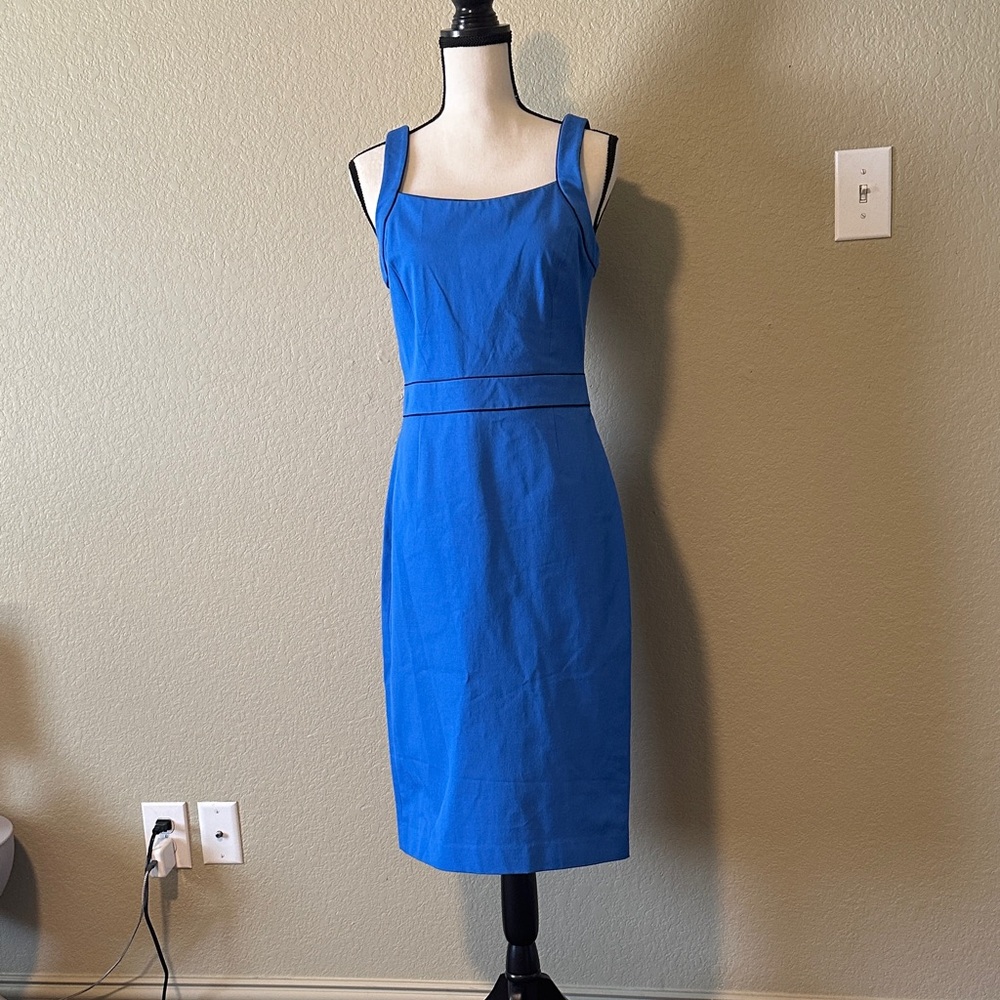 New Without Tag Banana Republic Vibrant Blue Midi Dress